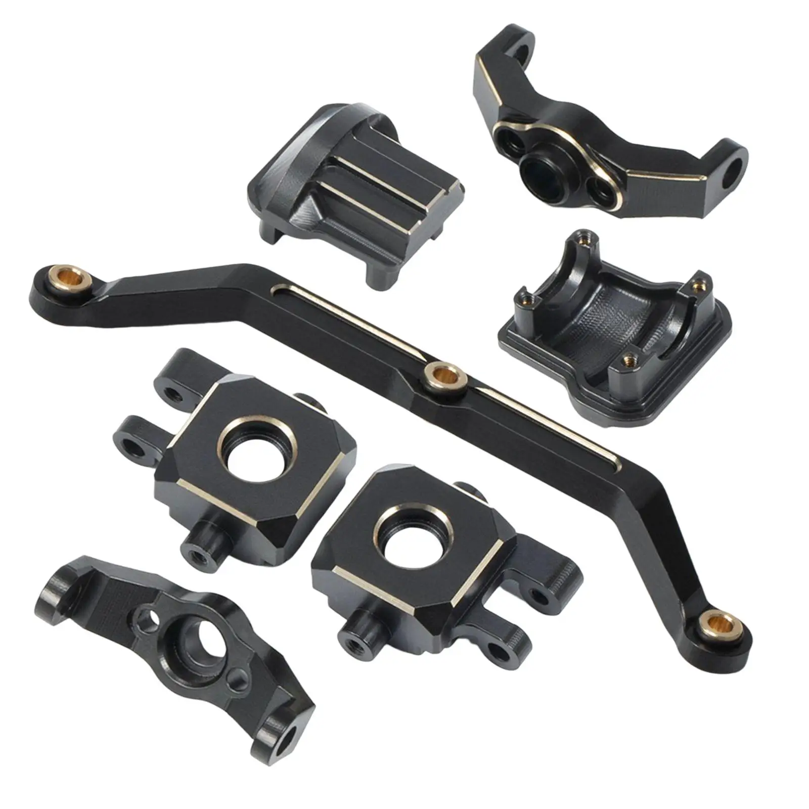 

Металлические детали для гусеничного автомобиля на радиоуправлении, запчасти для TRX4M, масштаб 1/18, хобби автомобили