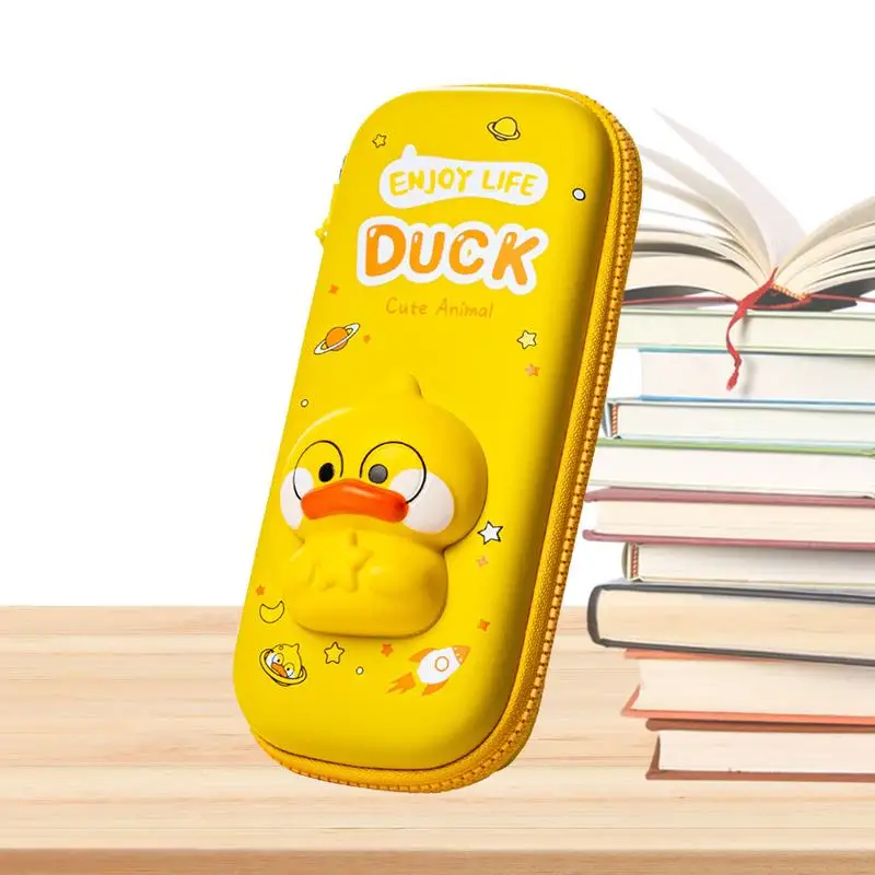 

3D Ручка, оригинальная сумка для канцелярских принадлежностей, 3D животное, мультяшный карандаш, милый пенал, органайзер, школьные принадлежности для детей, школы