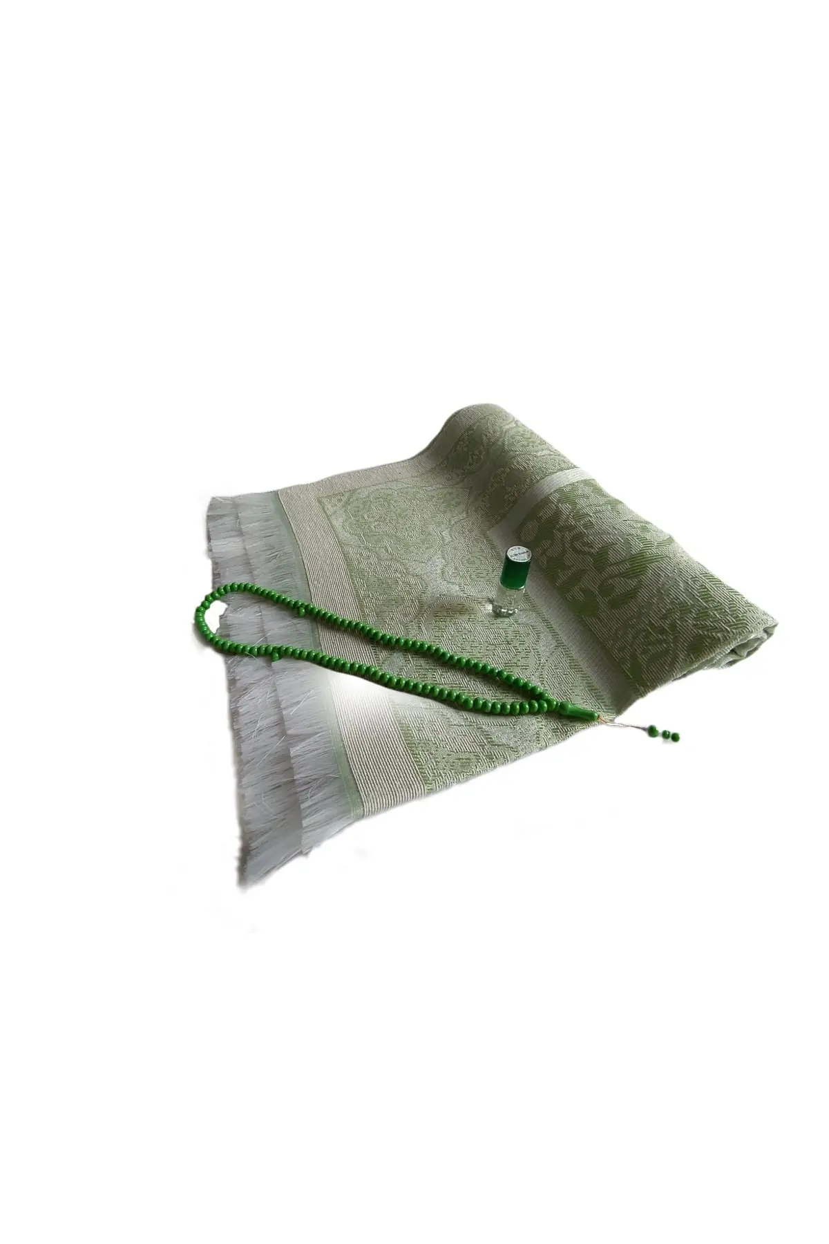 

Hajj/Umrah Gift Economic Seccade Set (GREEN) Green 60x110 Machine Carpet Carpet & Rug Mat Home Furniture