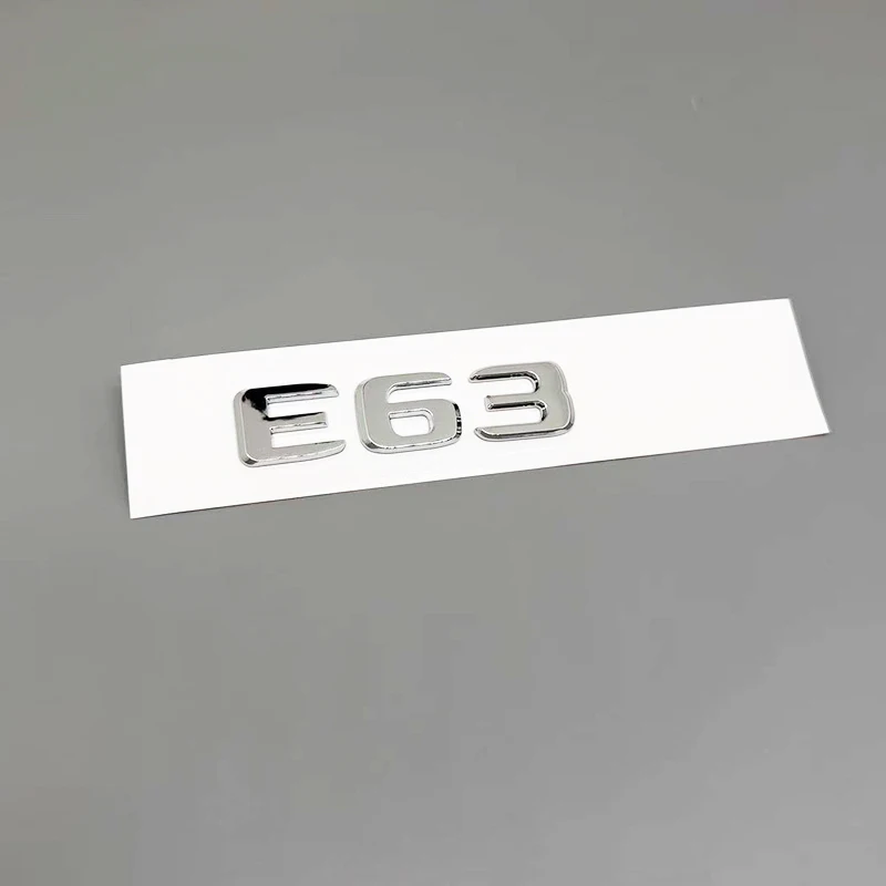 Эмблема Mercedes AMG E63E63S 3D, глянцевая черная, из ABS-пластика, наклейка на задний бампер и багажник, с 3M-лентой для легкой установки, W212 W213 (art.: 3920daa20564d) - 3920daa20564d