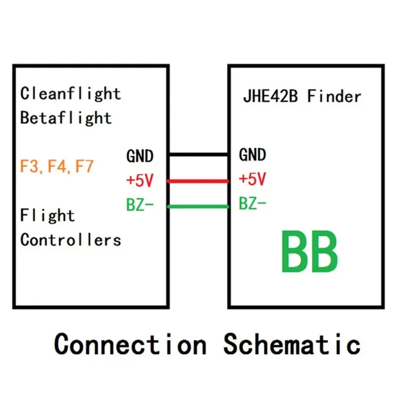 Фото JHEMCU JHE42B/ JHE42B_S Finder 5V Громкий зуммер-трекер с LED-индикацией, супергромкий зуммер-сигнализация 110 дБ для FPV-дронов №3