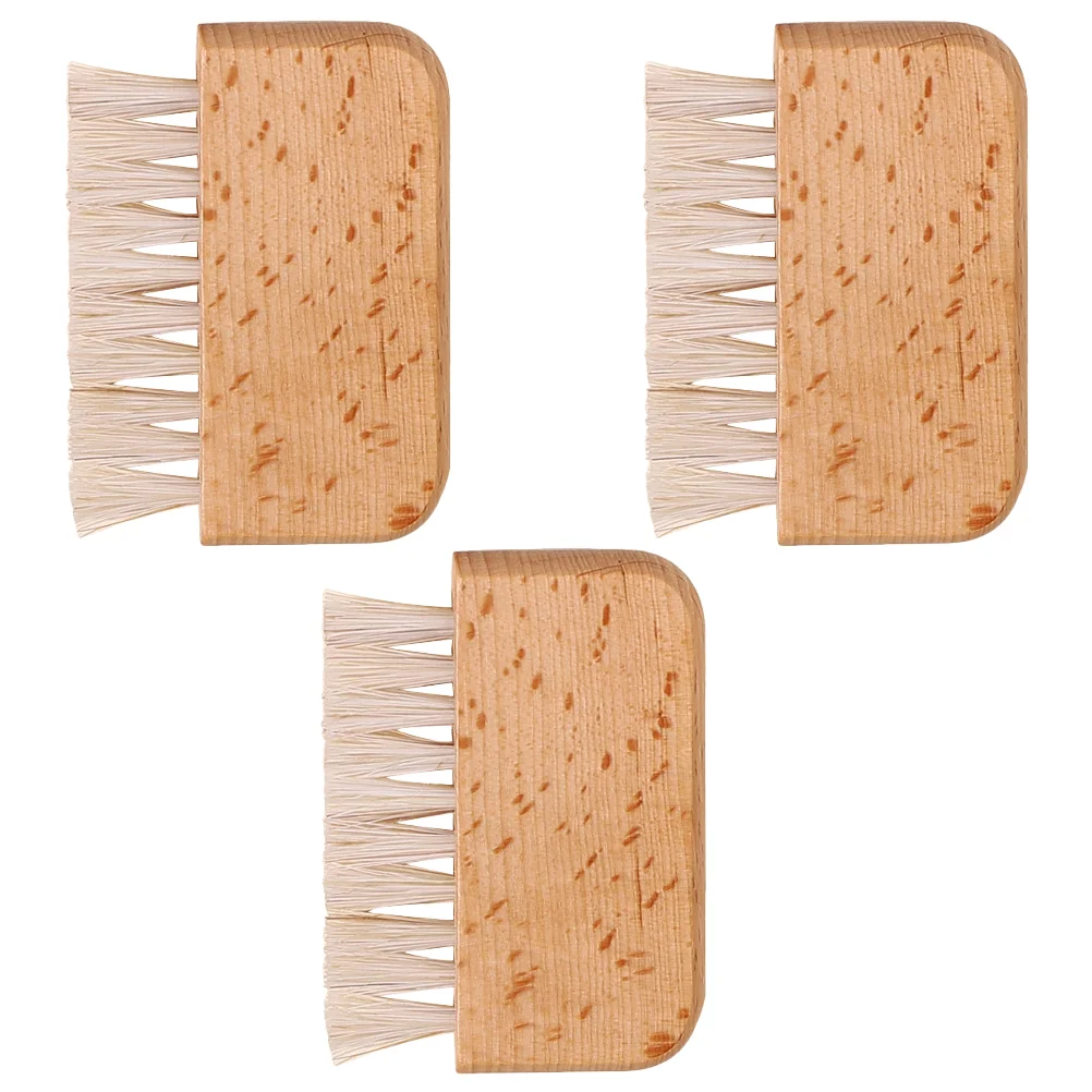 

3 шт., щётки для чистки ногтей