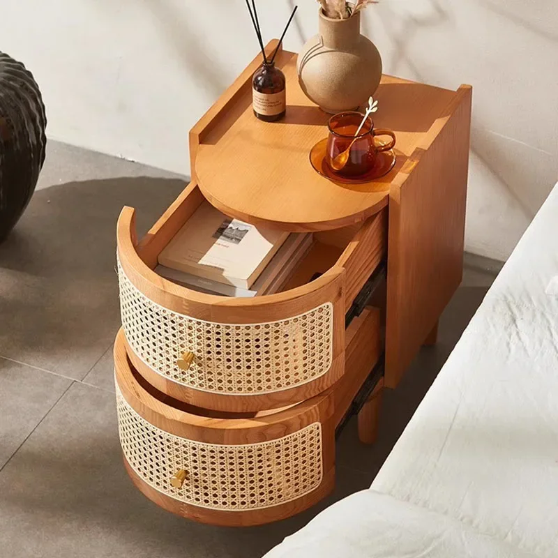 Настольная тумбочка прикроватная для спальни подголовник кровати деревянный