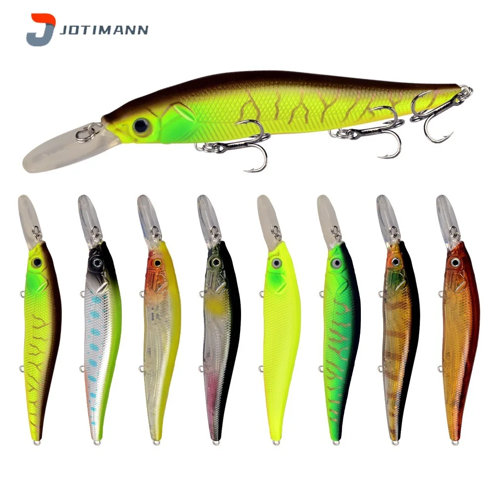 

New Artificial Bionic Bait Spinning Wobbler Lure Minnow Fishing Spoon Carp Striped Bass Pesca Sea Trolling Fishing Tackle