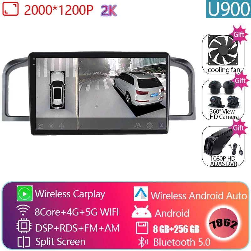 

Автомагнитола для Lifan 620 Solano 2008-2015, беспроводная, Android, автонавигация, мультимедийный плеер, GPS-навигация, 5G WIFI, No 2din DVD