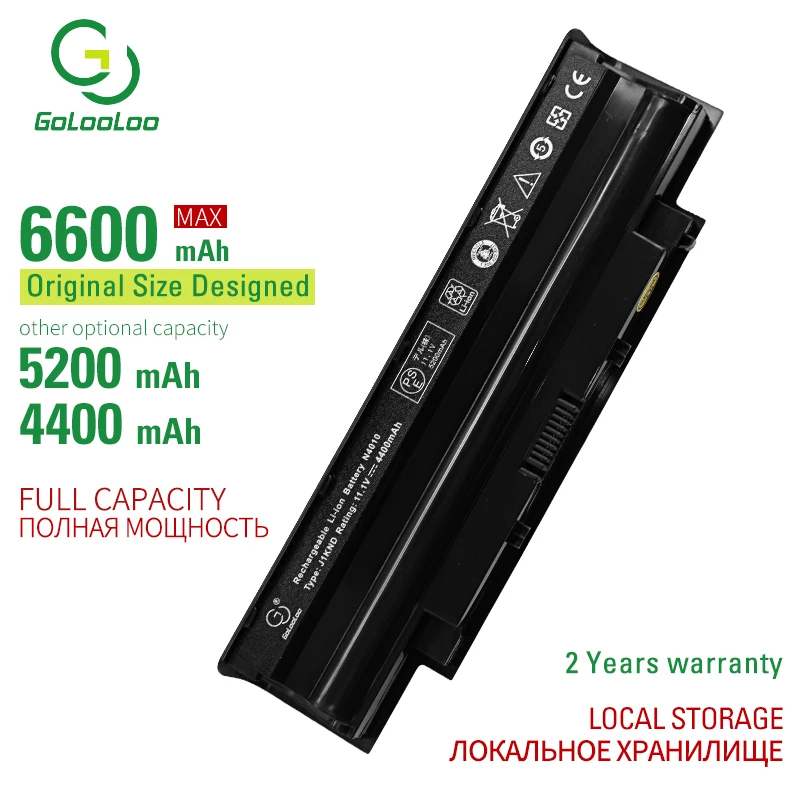 Аккумулятор Golooloo J1KND для ноутбука DELL Inspiron N4010 N3010 N3110 N4050 N4110 N5010 N5010D N5110 N7010 N7110 M501 M501R