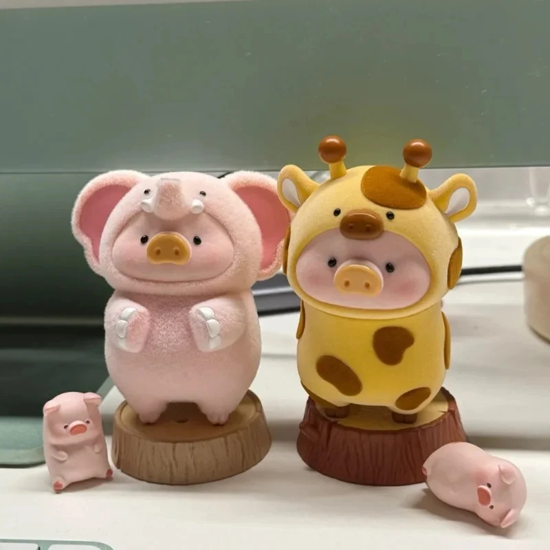 Оригинальная фигурка LuLu The Piggy Animal Party Series Blind Box: милая свинка, аниме-фигурка, украшение для рабочего стола, игрушка, подарок-сюрприз (art.: 3920dbd34bc91) - 3920dbd34bc91