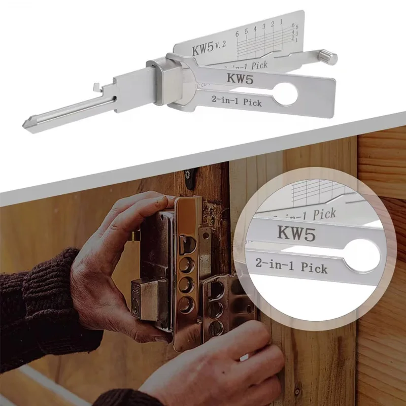 Инструмент Lishi Lockpick 2 в 1 SS001 PRO SS002 PRO для измерения двери Главный ключ Гражданский замок Ручной открыватель Профессиональные слесарные инструменты (art.: 3920d36ecf9bf) - 3920d36ecf9bf