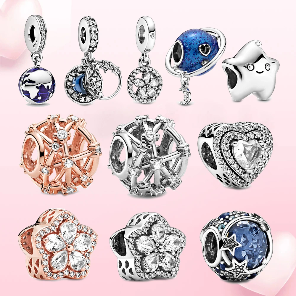 

Женские браслеты из серебра 925 пробы, с бусинами