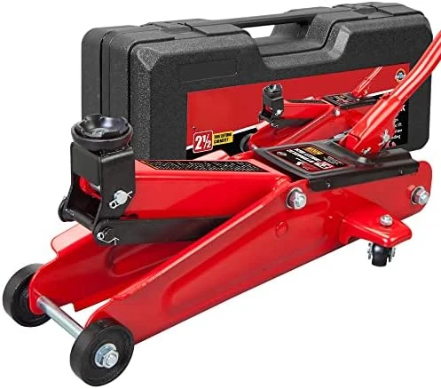 

Torin Hydraulic Trolley Service/Floor Jack Combo with 2 Jack Stands and Blow Mold Carrying Storage Case, 2 Ton (4,000 lb) Capaci