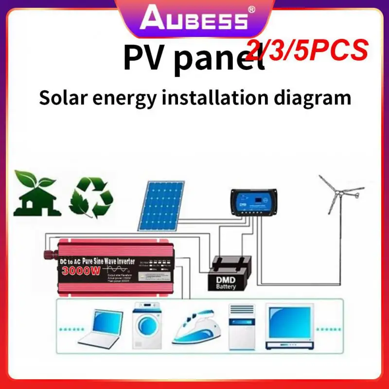 

2/3/5PCS Pure Sine Wave Power Inverter Modified Sine Wave Dc 12v To Ac 220v Transformer Universal Solar Car Inverter Car Charger