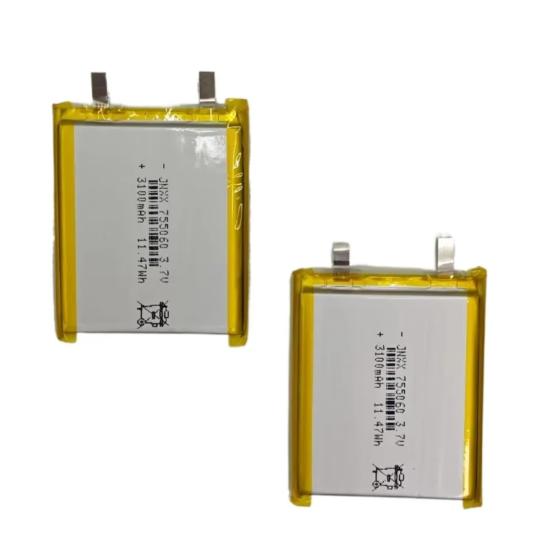 Фото Аккумулятор Li-Po 3.7V 3000мАч (755060) для мобильных устройств, игрушек, планшетов, ноутбуков, косметических приборов №5