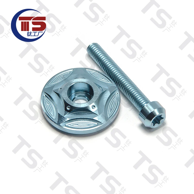 TS титановый сплав CNC головка руля NMAX/PCX/FOSA GM/XMAX специальная модель с винтами