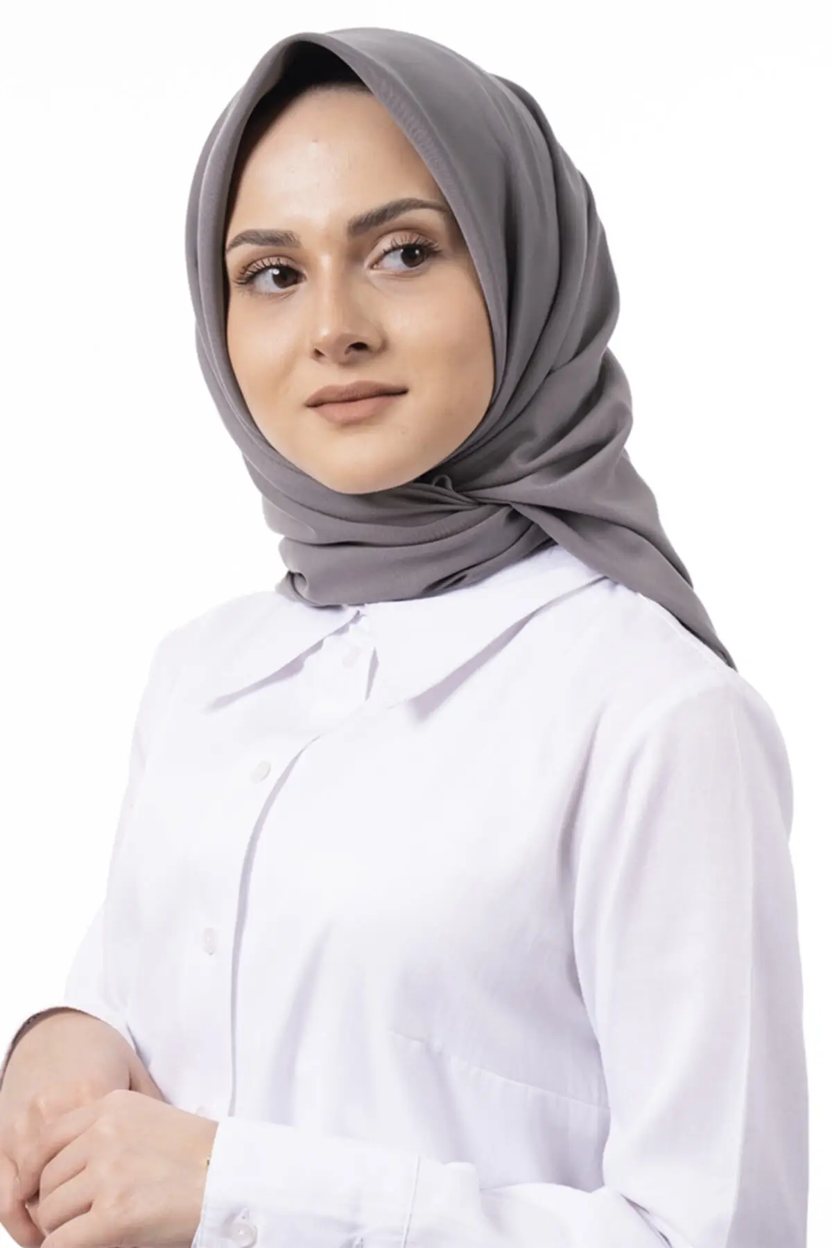 

Women Gray Scarf Medina Ipeg Women 2021 Fashion Hijab