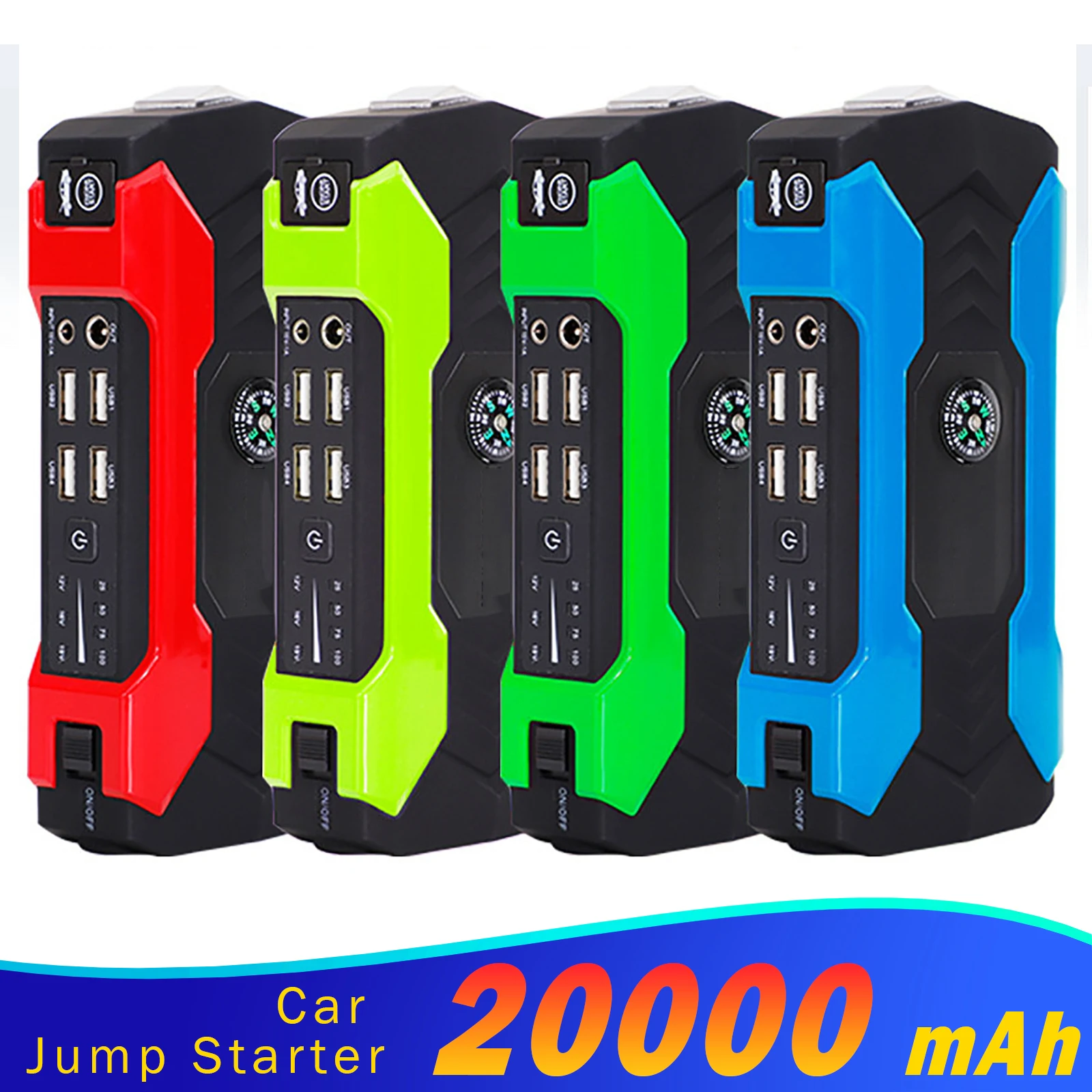 

Jump Starter 22000mAh Power Bank 400A Portable Charger Car Booster 12V Auto Starting Device Emergency Car Battery Starter