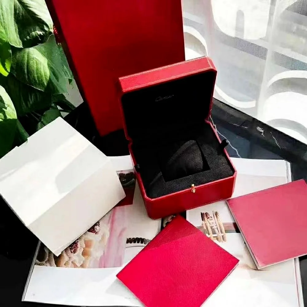 

Cardi Ya High-end Counter Card Blue Balloon Watch Watch Packaging Box Storage Box Set Handbag Black Velvet Watch Box Brand Box