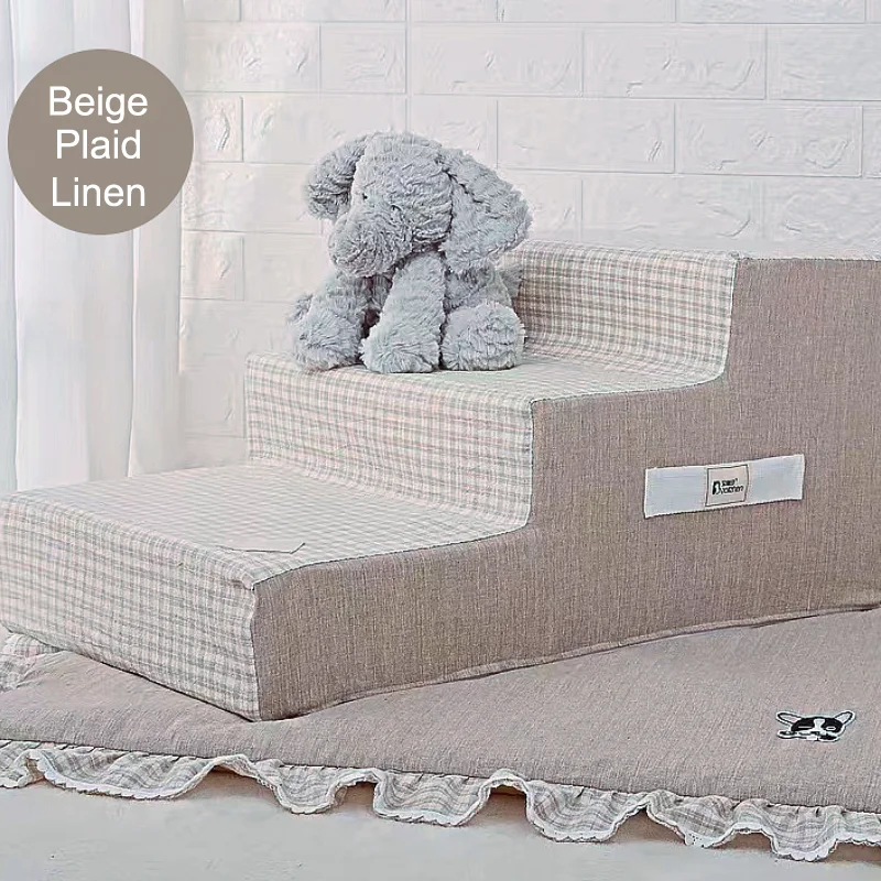 Лестница для собак лестница с 3 ступеньками маленьких и кошек нескользящая