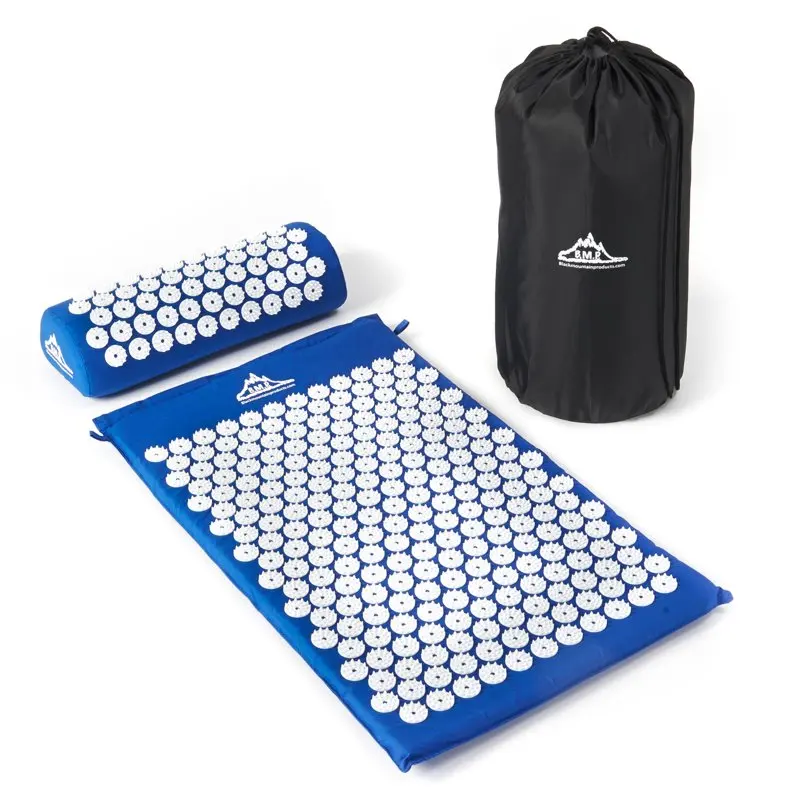 

Acupressure Mat with Pillow and Carrying Bag – Acupuncture Mat for Trigger Point Massage Therapy