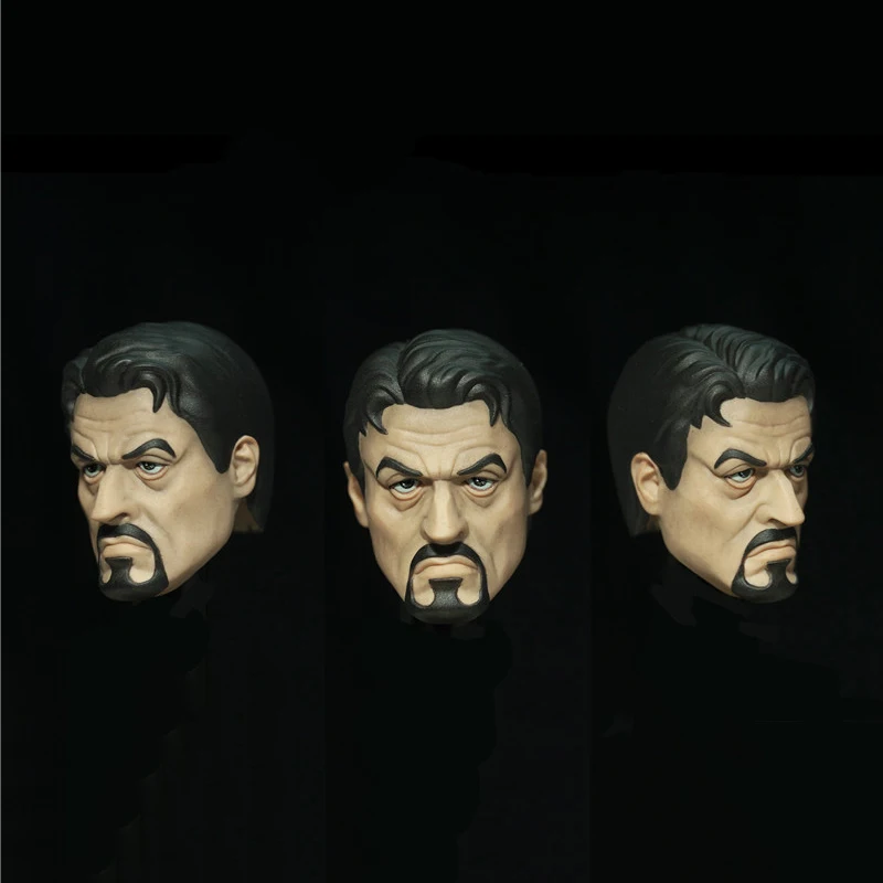 

In Stock 1/6 Scale Tough Guy Muscular Male Head Carving Head Man Sculpt Model for 12'' Action Figure Accessories