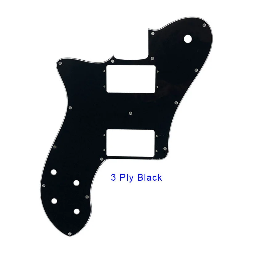 

xinyue Custom Guitar Parts - For US left handed Fd 72 Tele Deluxe Reissue Guitar Pickguard Replacement , Multicolor choice