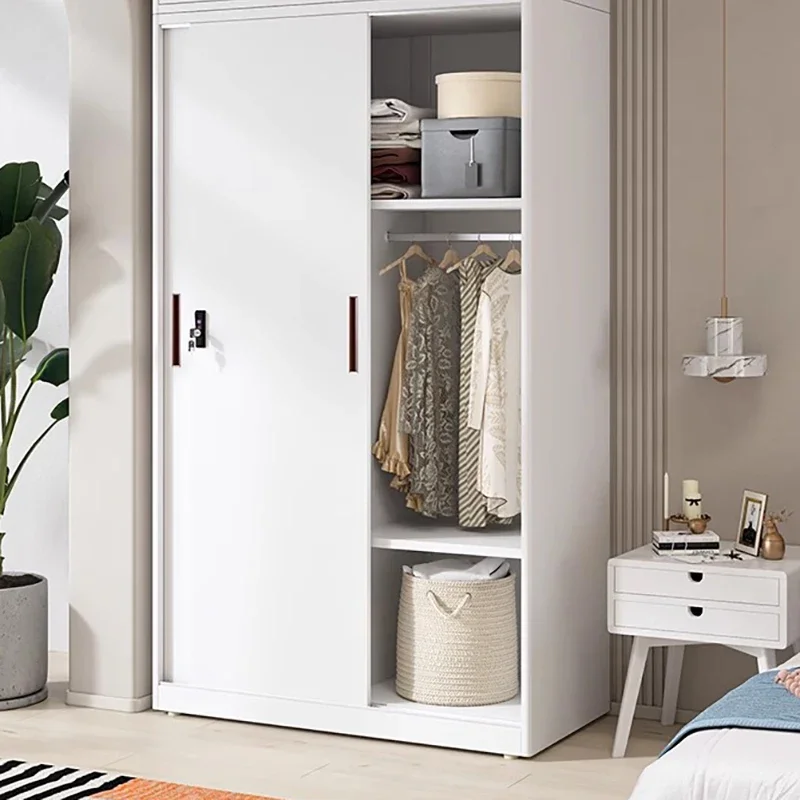 Стальные шкафы для одежды белый органайзер хранения бесплатная доставка