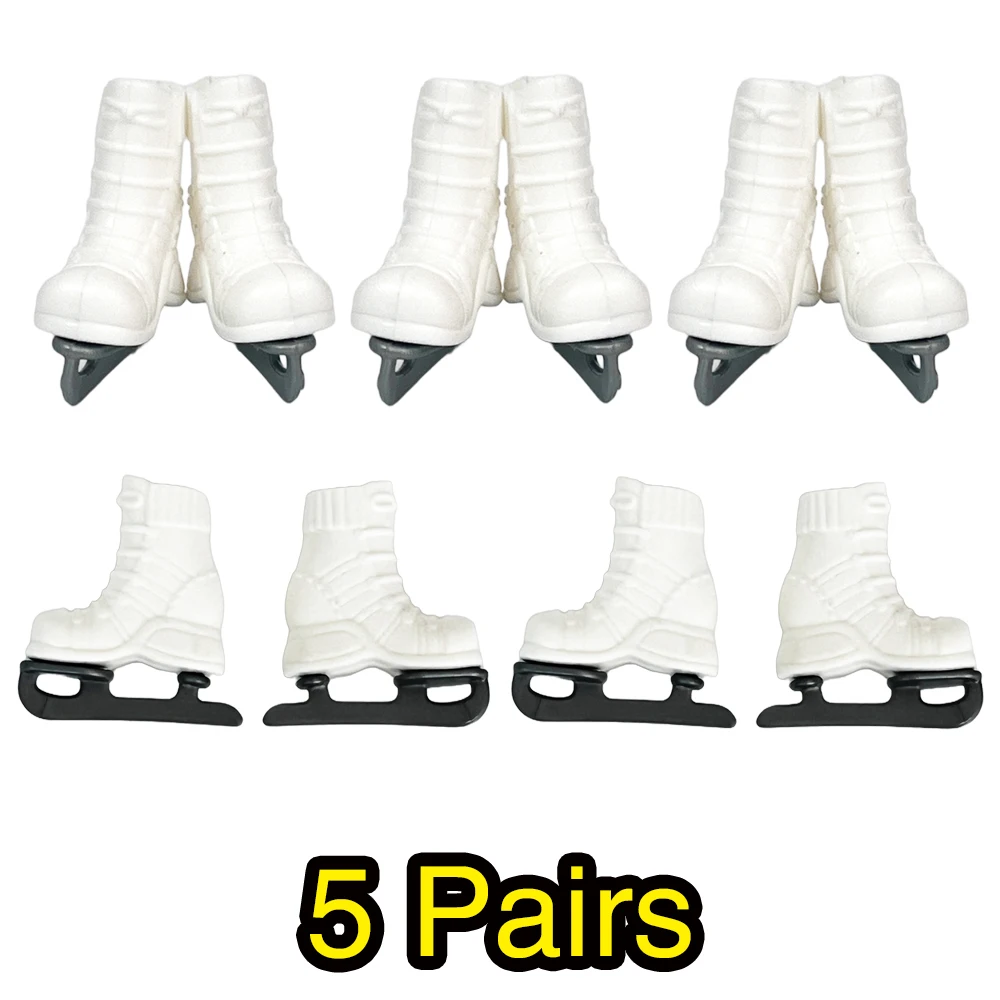 NK 5 пар аксессуаров для скейтбординга куклы 1/6 игрушки белые туфли 11 дюймов одежда