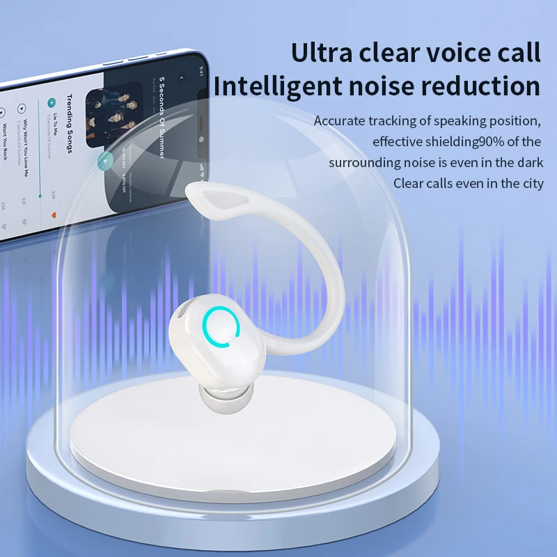 Bluetooth 5.2 Wireless Headsets Earbuds Sport In-ear with Mic Mini Handsfree Earphones 24Hrs Headphones for iPhone xiaomi - купить по