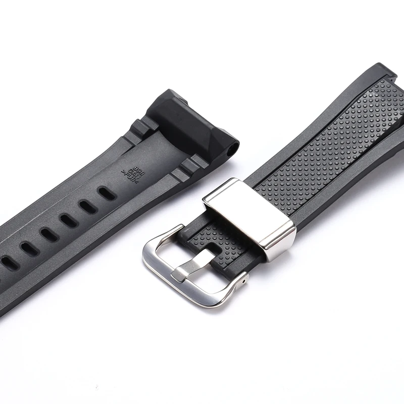 Resin Strap Watch Accessories for Casio GST-210 GST-S130 S110 S100 W130L W100 W110 Men's Waterproof Band Stainless Steel Loop
