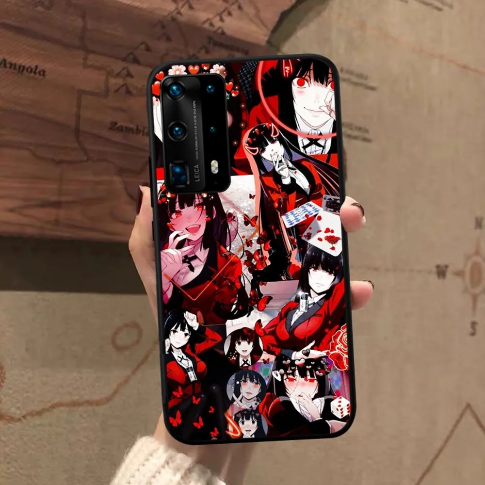 Japanese Anime Kakegurui Jabami Yumeko Phone Case For Huawei P 8 9 10 20 30 40 50 Pro Lite Psmart Honor lite 70 Mate 20lite