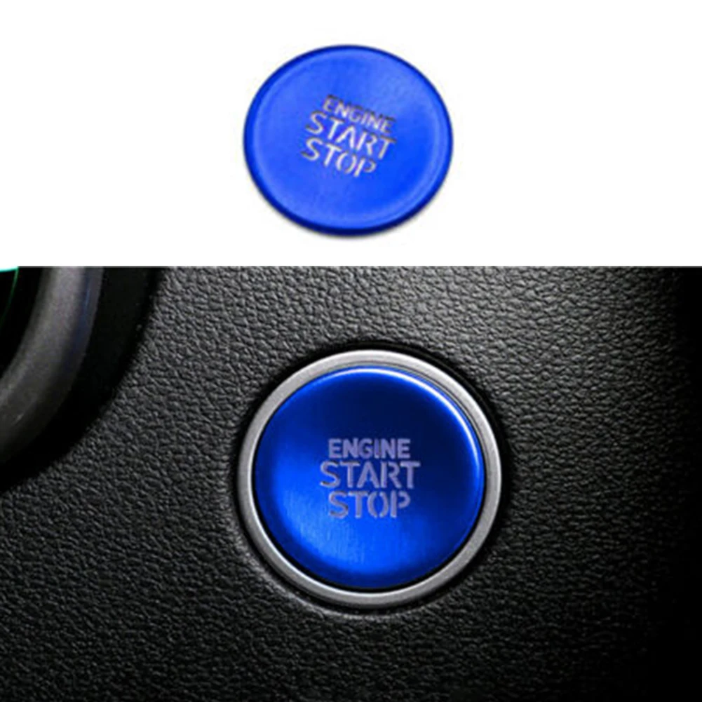 

1Pcs High Quality Start Stop Button Switch Cover Engine Part High Quality Strong Corrosion Resistance Button Decoration