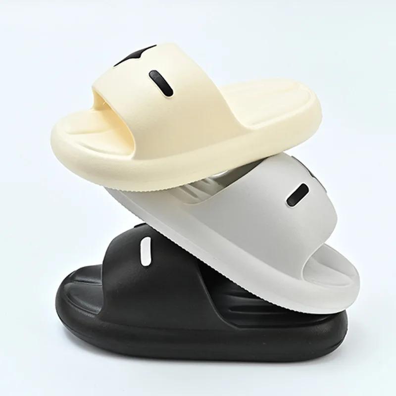 2023 New Home Women's Slippers  Summer Soft Non-Slip Thick Bottom EVA Leisure Sandals Personality Bathroom  Men Slippers Female