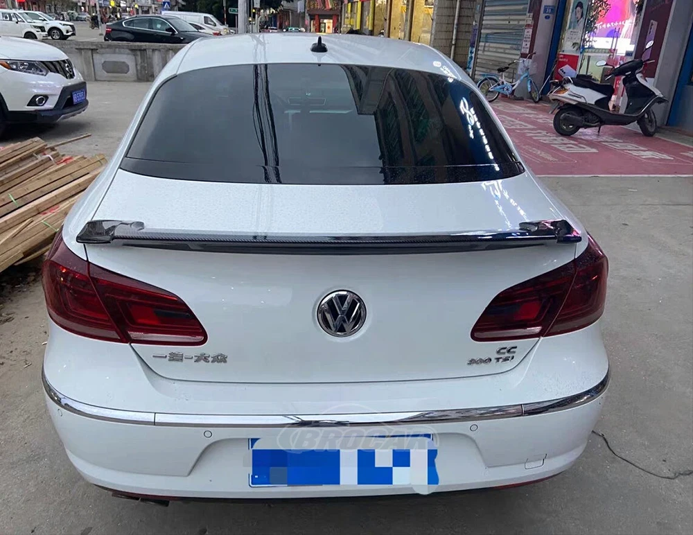 

Новый дизайн для Volkswagen VW Passat CC standard от 2009 до 2018 R, стильный Неокрашенный спойлер из АБС-пластика на заднюю крышу, Стайлинг автомобиля