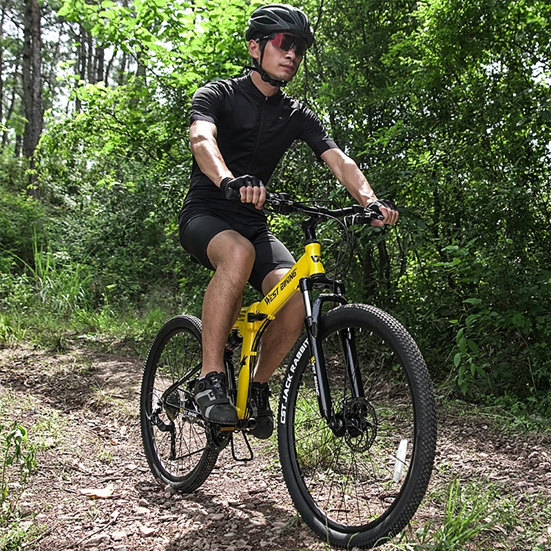 WEST BIKING мужской складной велосипед горный с полной подвеской алюминиевый каркас