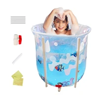 full body bath bucket single layer household cloth bracket bathtub separate family bathroom spa hot bath tub for indoors or