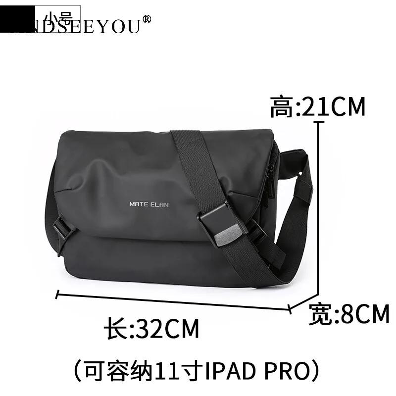 

Andseeyou Brand 2022 New Casual Men's Messenger Bag Multi-Functional Messenger Bags Trendy Brand Shoulder Bag Riding Messenger B
