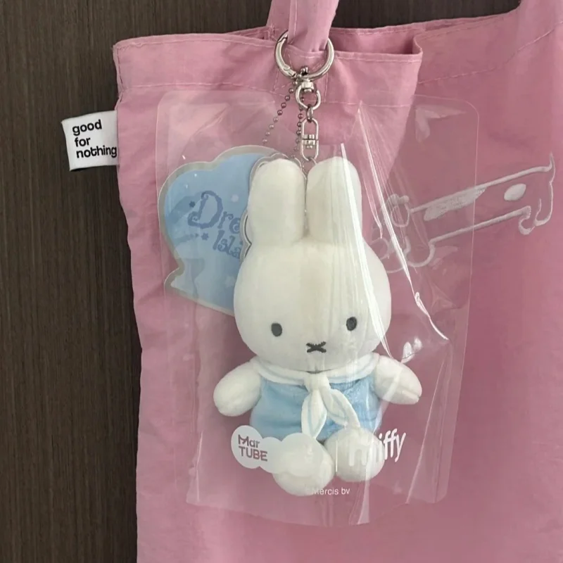 Фото Мягкая плюшевая игрушка-кролик Miffy из серии Dream Island, брелок-подвеска, милый декоративный сувенир, подарок на день рождения №4