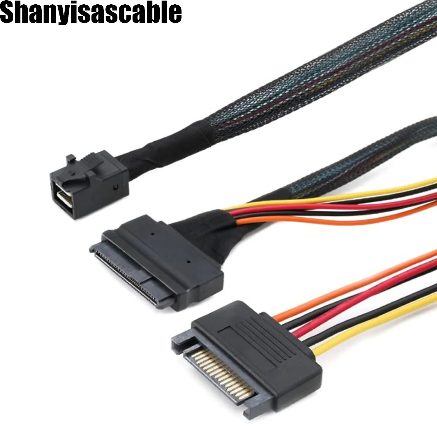 Внутренний твердотельный накопитель PCIe 4.0 Mini SAS SFF-8643 — U.2 SFF-8639 0 5 м с 15-контактным