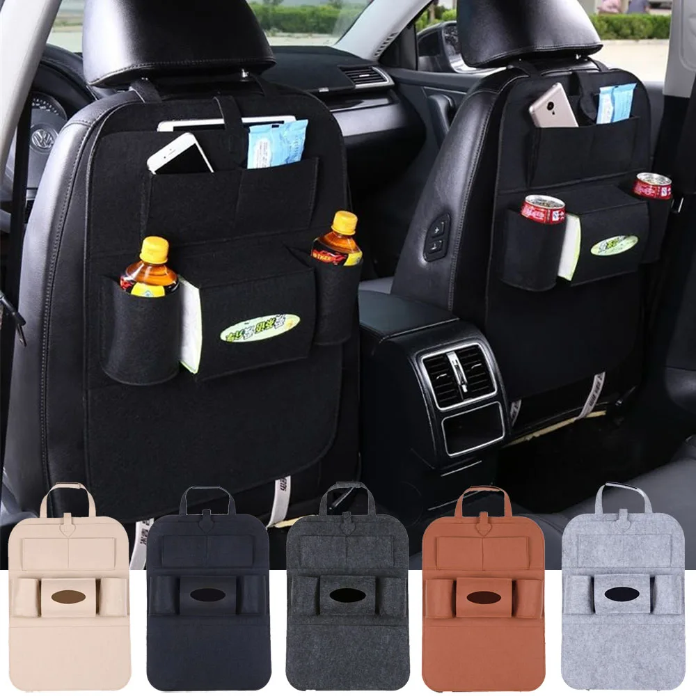 

Car Back Seat Organizer For Nissan Altima Dualis Juke Frontier Fuga Leaf Bluebird Rogue Navara NP300 Leaf Kicks Seat Storage Bag