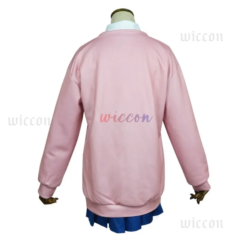 Костюм для косплея Momo Ayase аниме Dandadan розовая юбка школьная форма маскировочные