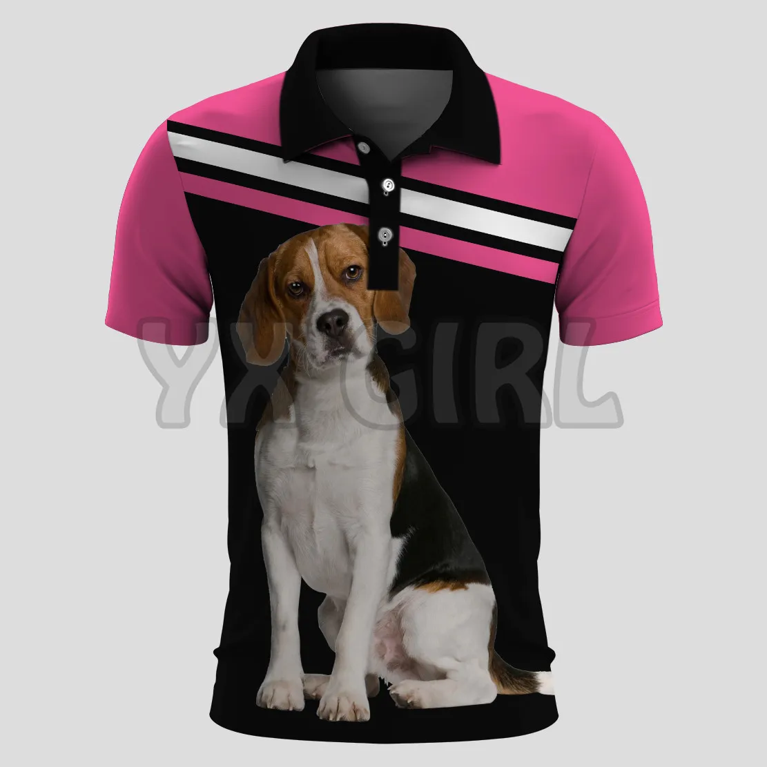 

2022 Summer shirts women for men Canada Polo Shirt Alone Together Beagle 3D printed Short sleeve t shirts Tops camisas