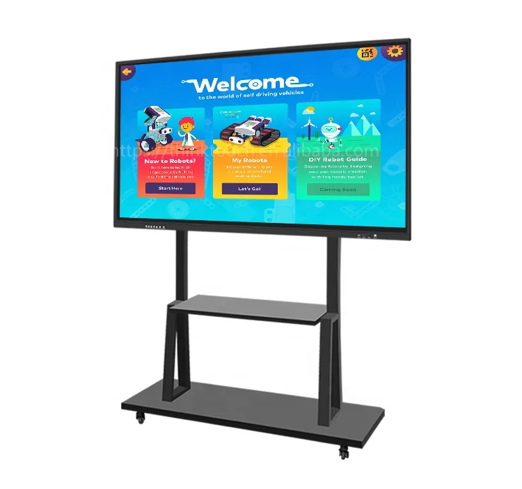 

classroom 65 inch ir 4k finger touch screen monitor smart interactive whiteboard