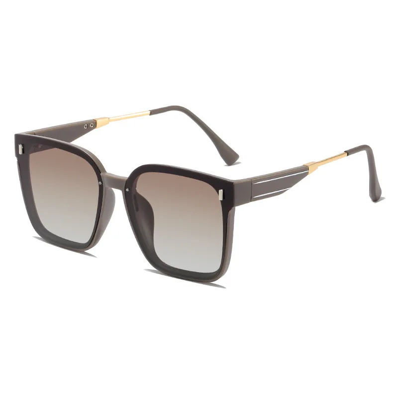 Корейский стиль трендовые поляризационные женские солнцезащитные очки 2024