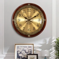 vintage large watch wall personality creative wood home design watch wall silent european horloge murale room home watch zp50zb