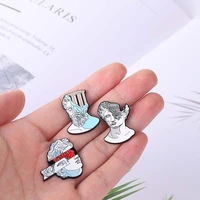 lapel pin badge pin statue face brooches brooches pin enamel pin lapel brooch jewelry accessories