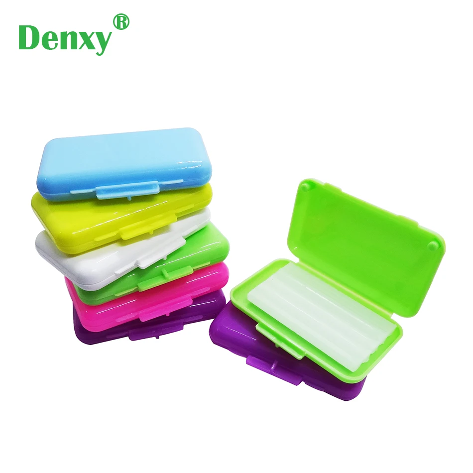 Denxy Brand 100 Boxes/pack Orthodontic Ortho Wax Teeth Tooth Whitening Dental Oral Care For Braces Gum Irritation Dental Bracket images - 6
