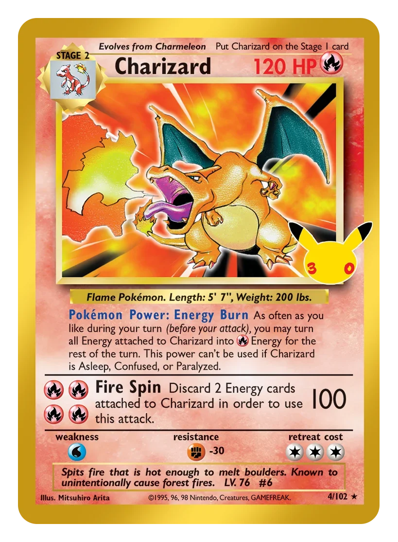 Коллекционные карты DIY Pokemon PTCG: Пикачу, Чаризард, Зекром, Умбреон, Эспеон (30-й выпуск) – Классическая игра, аниме-коллекция (art.: 3920db073f372) - 3920db073f372