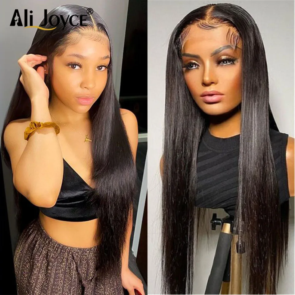 

Прямой парик на сетке спереди, натуральные перуанские волосы естественного цвета, прямые парики для черных женщин, человеческие волосы, предварительно выщипанные прямые парики из человеческих волос