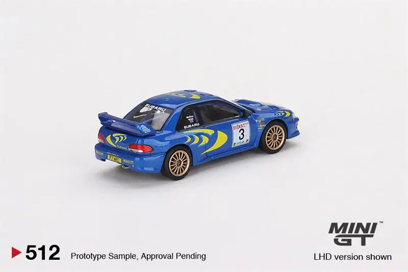 PreOrder MINI GT 1:64 Subaru Impreza WRC97 1997 ралли Санремо Winner #3 LHD модель автомобиля - купить по
