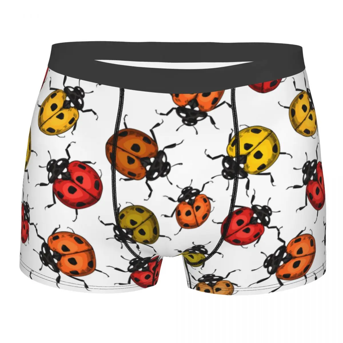 

Colorful Insects Men Underwear Boxer Briefs Shorts Panties Funny Breathable Underpants for Homme S-XXL