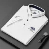 Fashion Men's Short Sleeve Polo Tshirt Man Embroidery POLO Tee Male Casual Collar T-Shirt 2